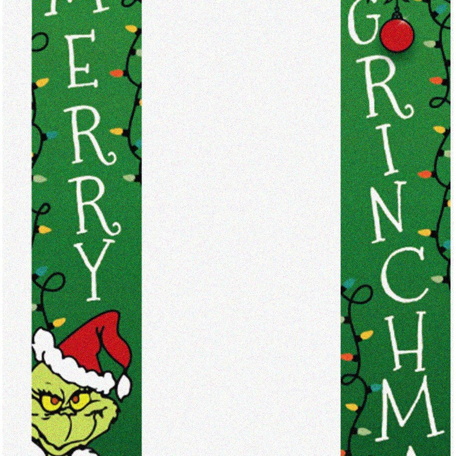 Colorlife December's Porch Sign 12x72 Inches Winter Holiday Banner
