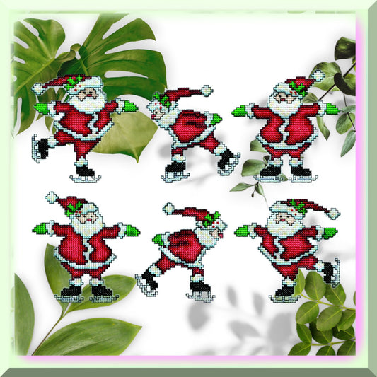 DIY Cross Stitch Ornament Kit for Holidays