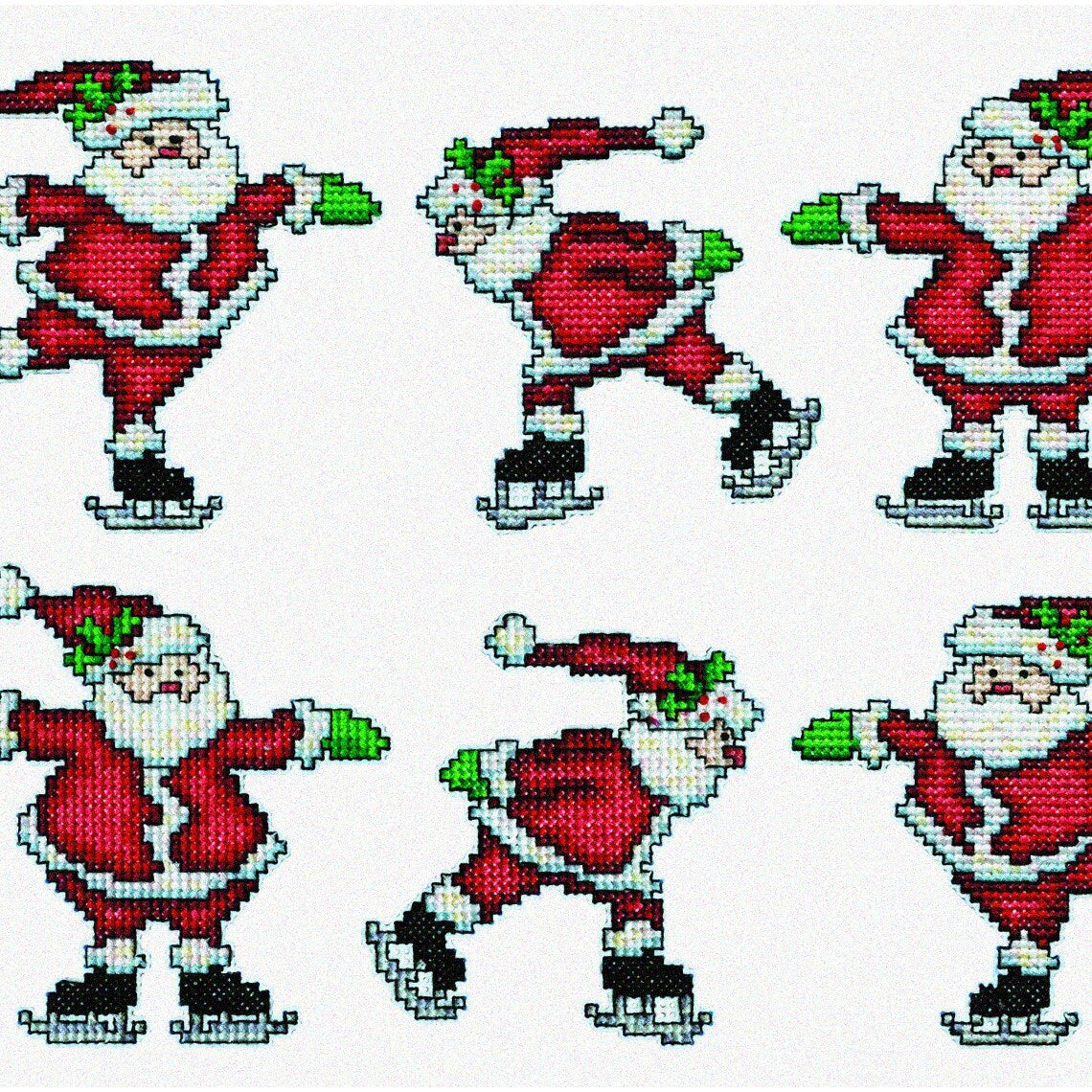 DIY Cross Stitch Ornament Kit for Holiday Decorations