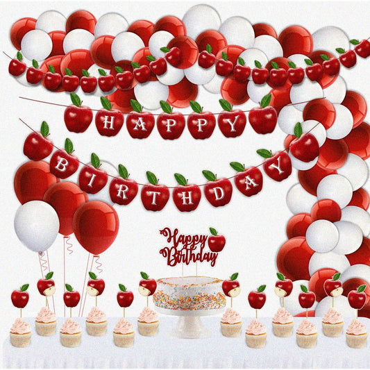 Applelicious Party Pack: Birthday Supplies with Apple Theme