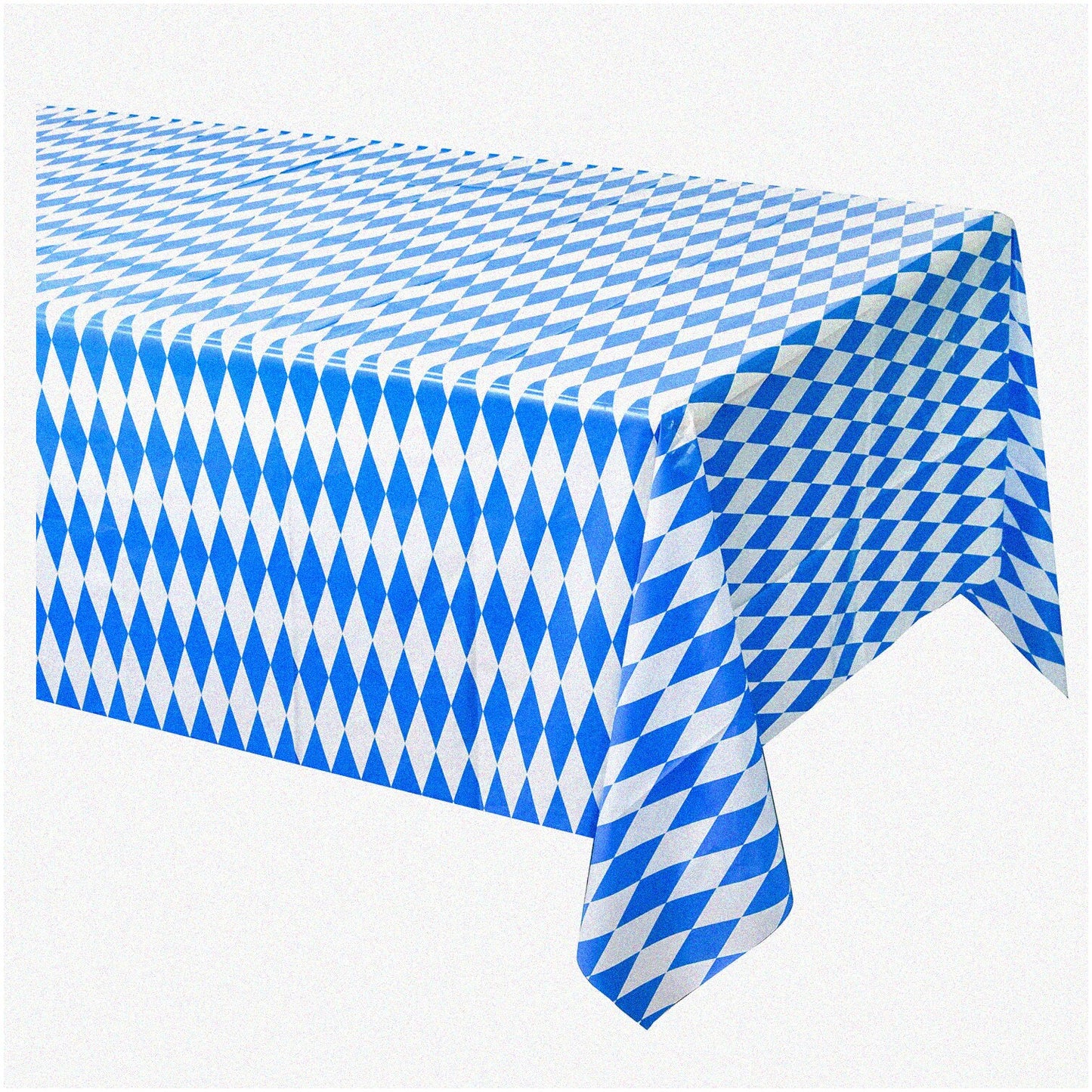 Oktoberfest Party Pack 3 Blue White Table Covers 54x108