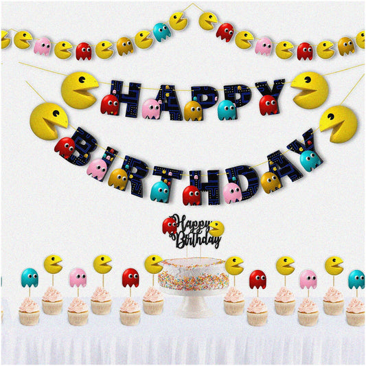 Ghost-themed Birthday Party Decorations Set