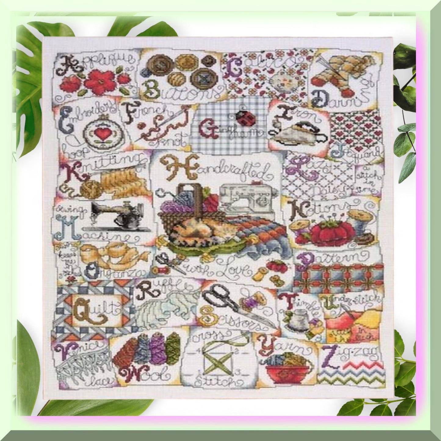 Alphabet Cross Stitch Kit for 16x20 Artwork