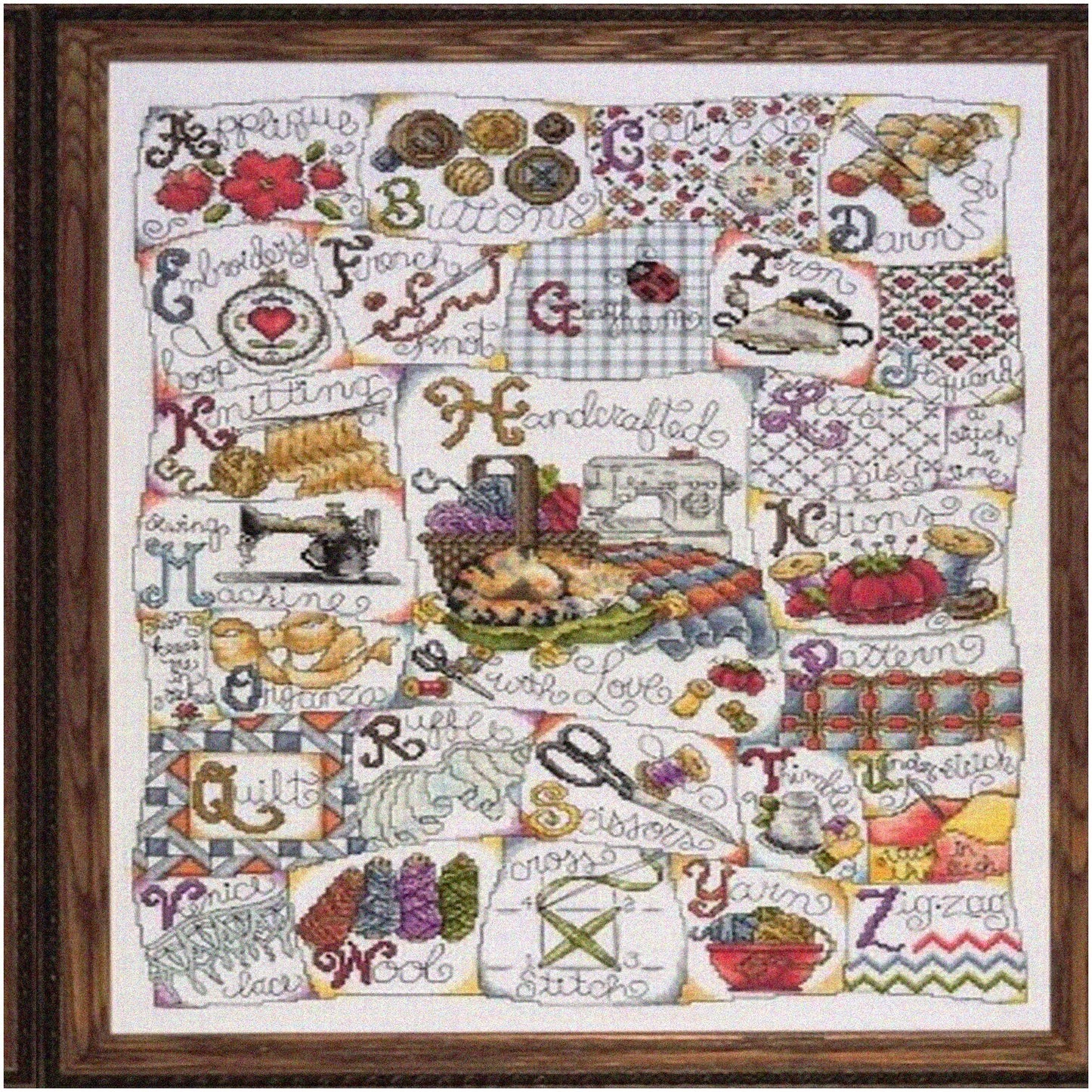 Alphabet Cross Stitch Kit for 16x20 Artwork