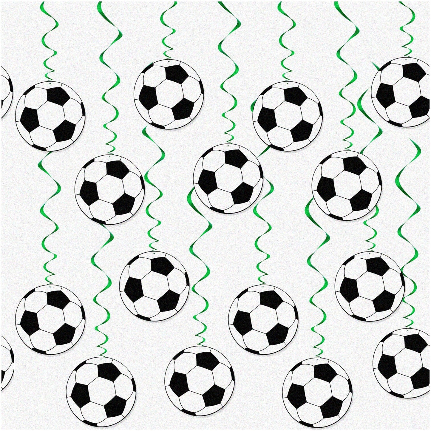 30 Soccer Ball Hanging Decorations for Sports Parties