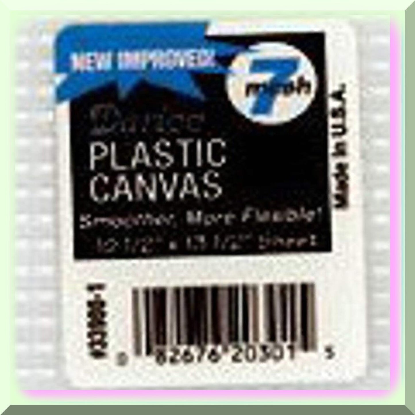 Clear Mesh Plastic Canvas Bundle 4 Pack for Crafts