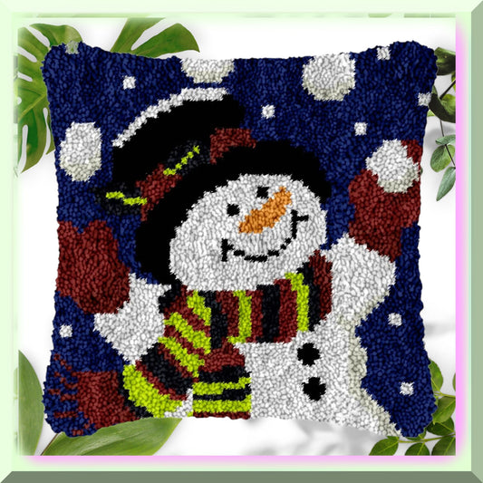 Winter Wonderland Snowman Latch Hook Kit