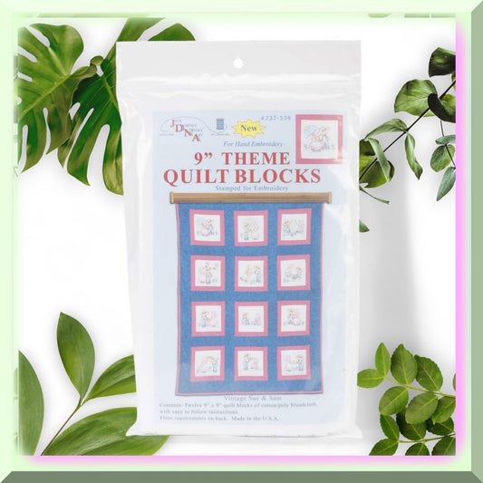 12 Pack 9-Inch White Quilt Blocks for Sewing and Crafting