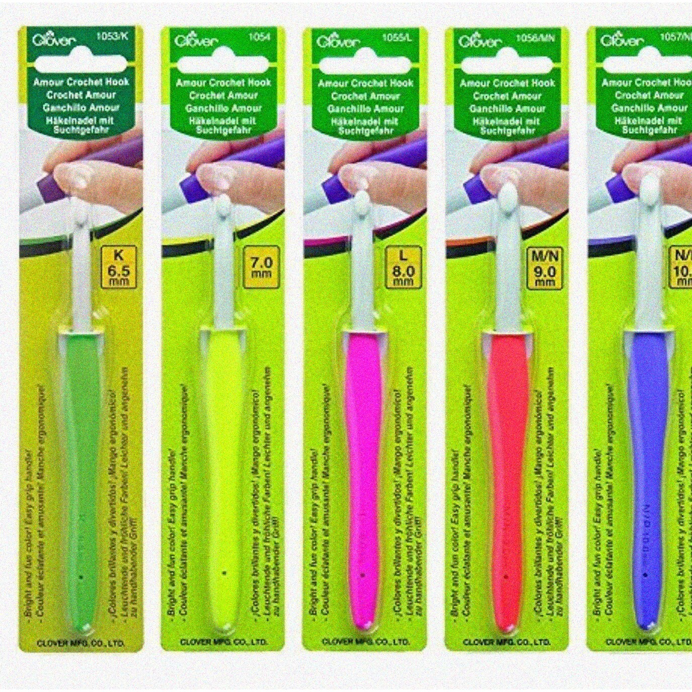 Thick Yarn Crochet Hook Set - 5 Amour Hooks
