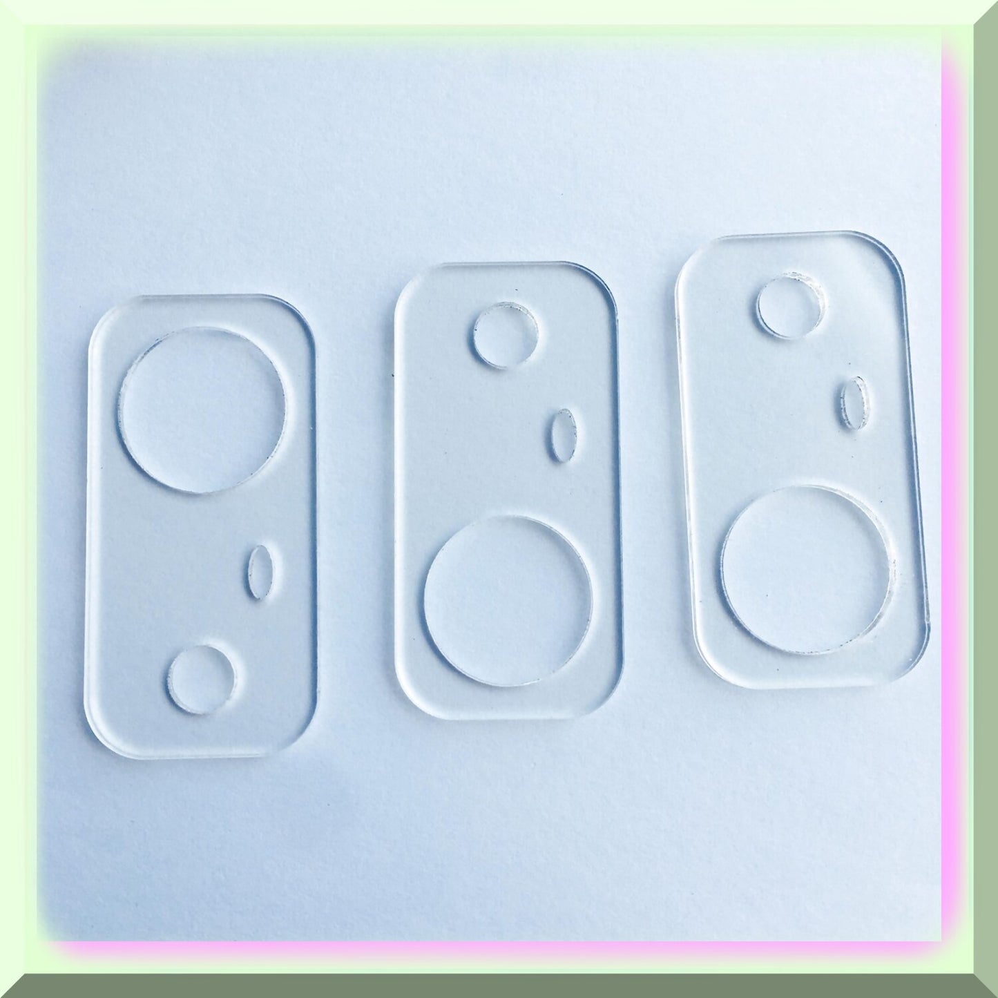 Acrylic Thread Drops for Embroidery Organization - 50 Pieces