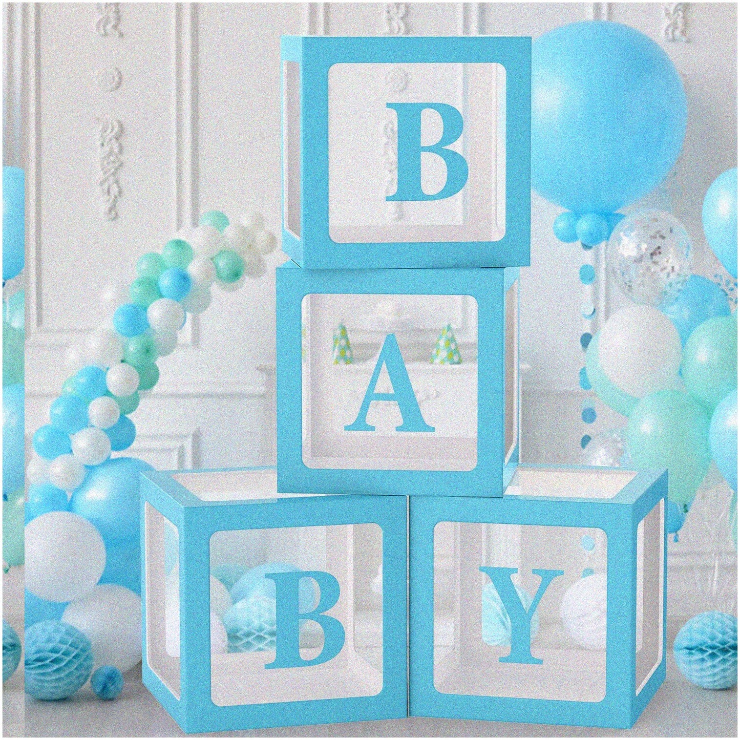 Baby Baby Shower Decoration Box Set 4pcs