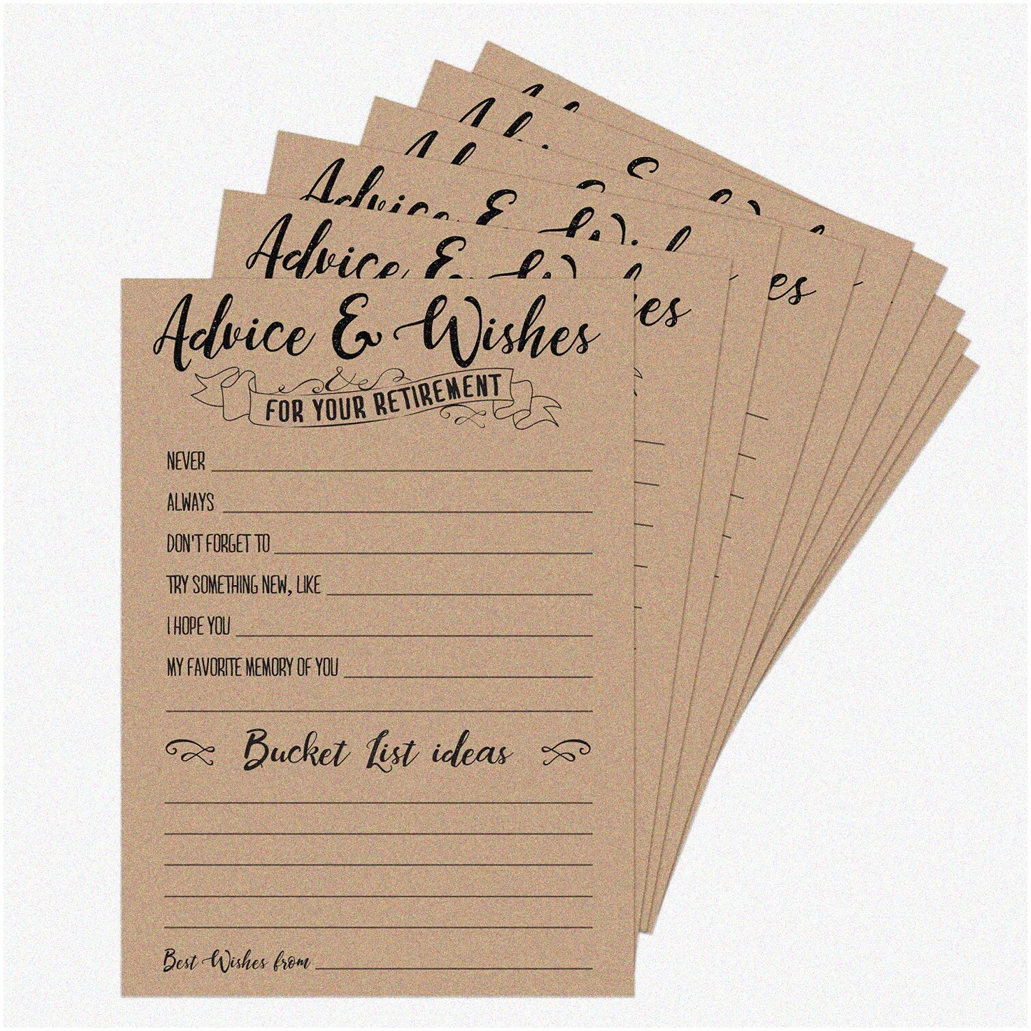 Retiree's Wisdom Box: 50 Party Advice & Wishes Cards