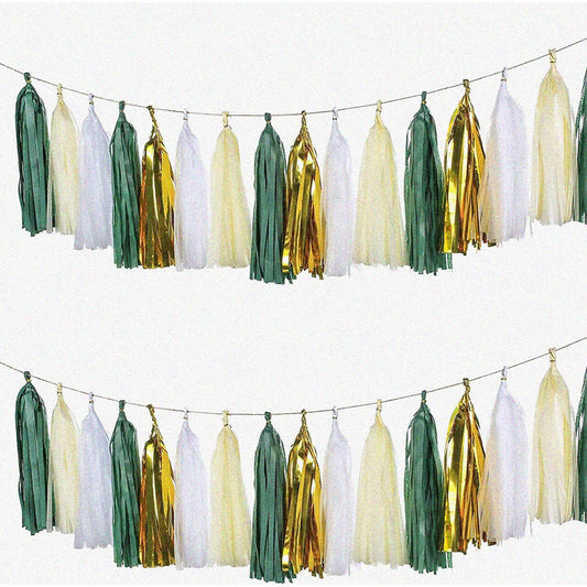 Sage Gold Mylar Telscape DIY Kit for Birthday Decorations