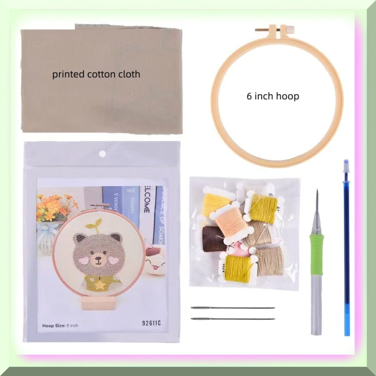 Punch Needle Embroidery Kit for Creative Handcrafts