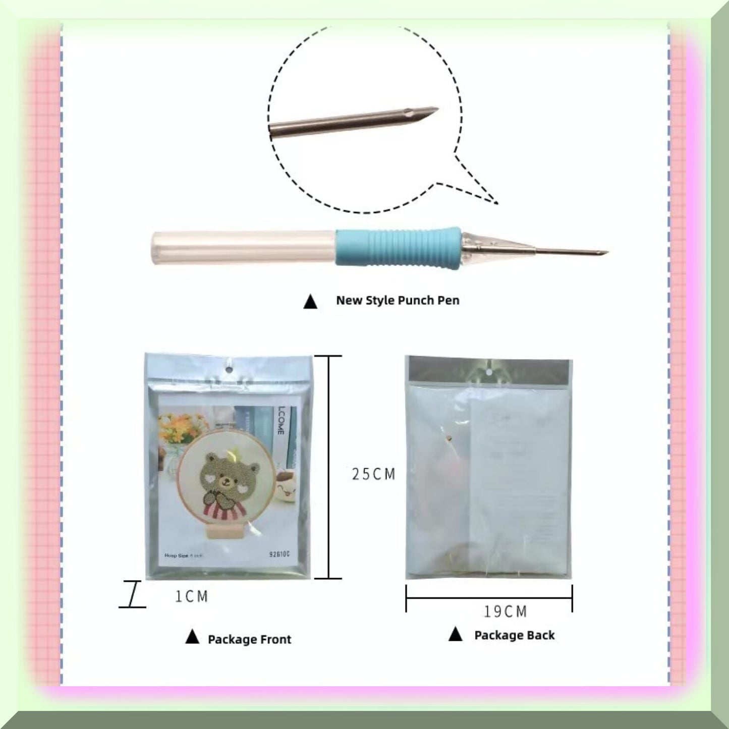 Punch Needle Embroidery Kit for Creative Handcrafts