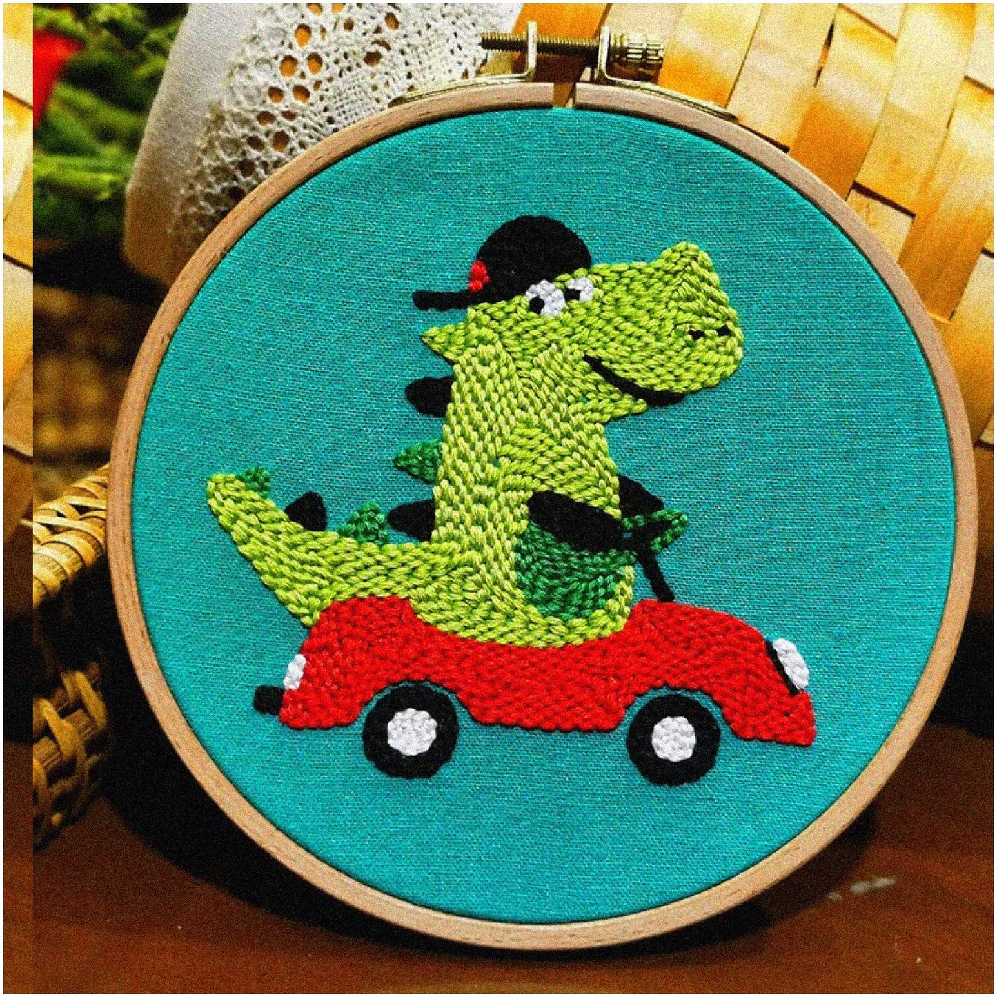 Punch Needle Embroidery Kit for Creative Handcrafts