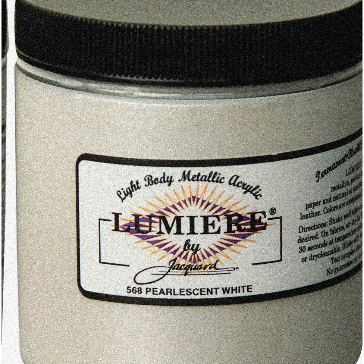 Pearl Glow White Fabric Paint 8oz