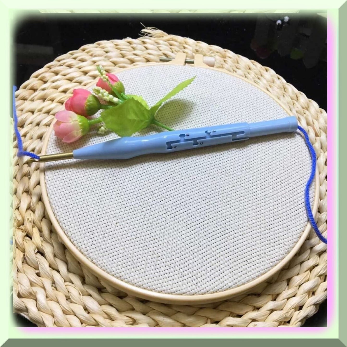 Pumpkin Pizzazz Punch Needle Embroidery Kit for Beginners