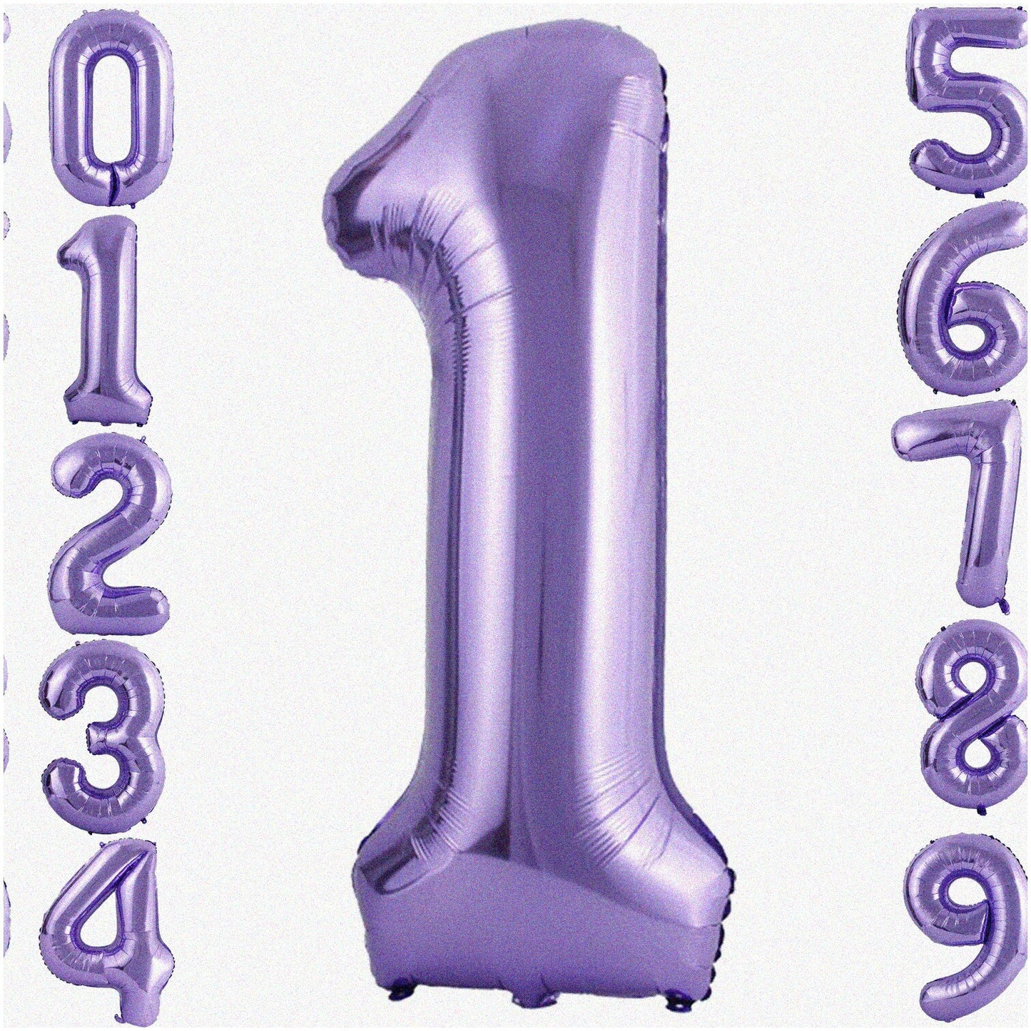 Purple 1 Balloon 40 Inch Aluminum Foil