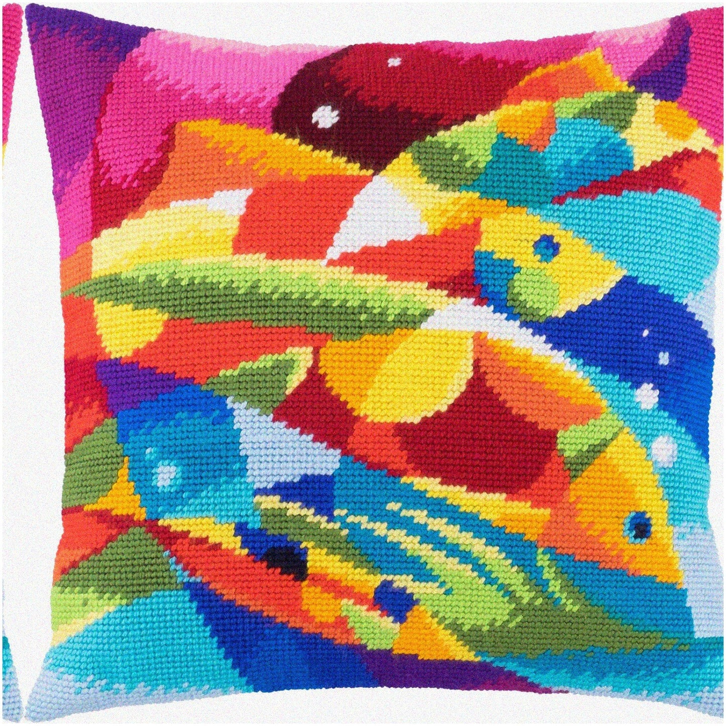 European Fish Embroidery Kit for Home Decor