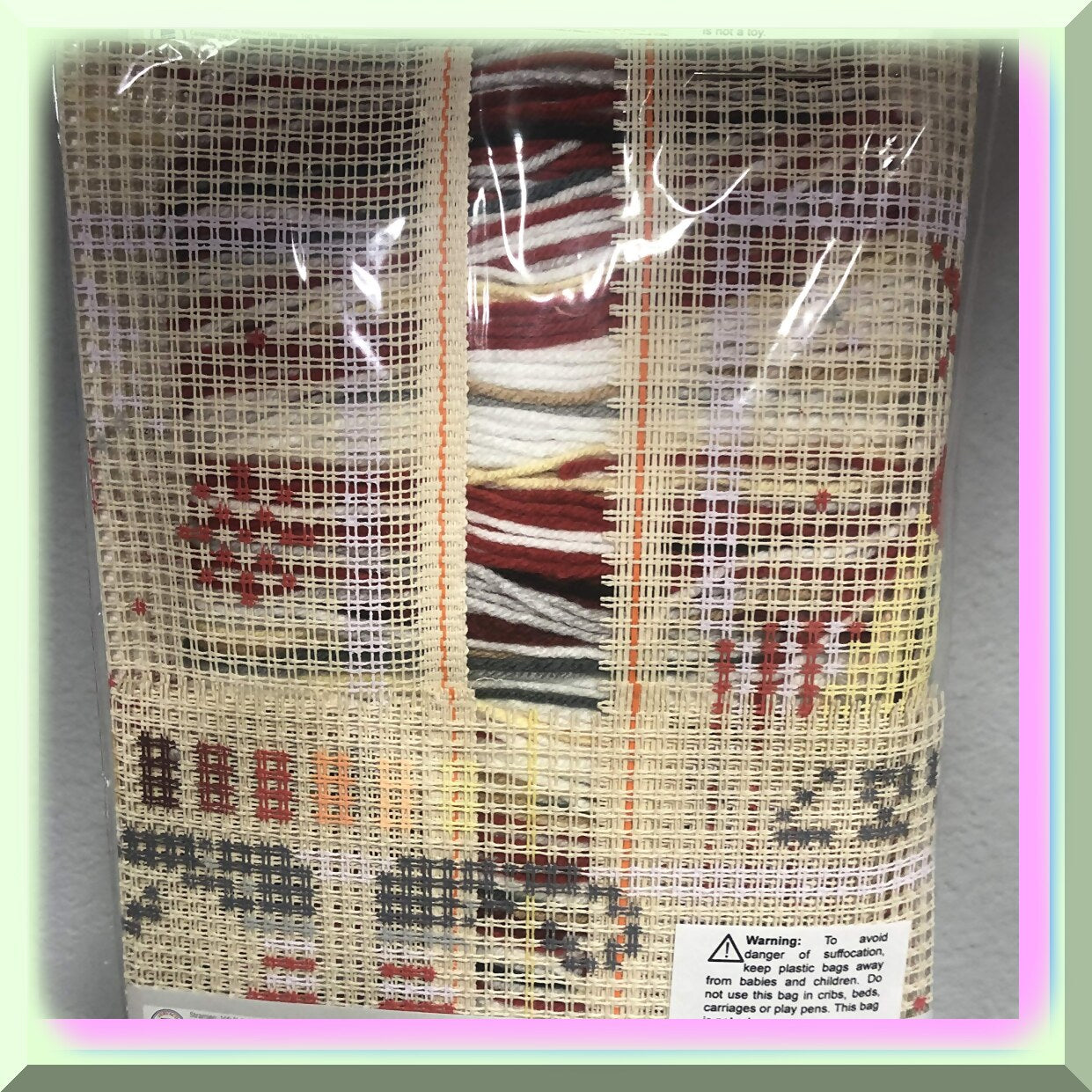 Whimsical Cross Stitch Cushion Kit for Home Decor
