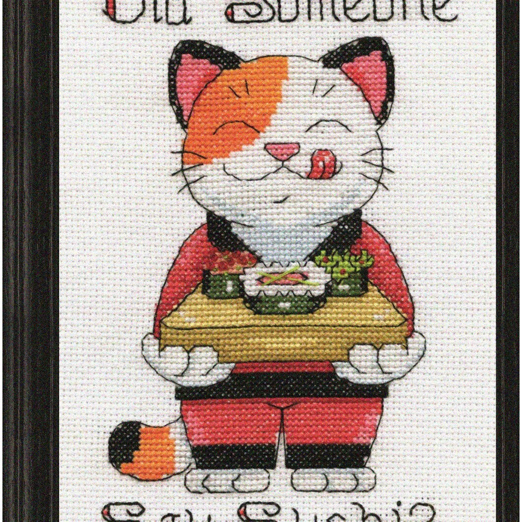 Vibrant 5x7 Cross Stitch Kit with Multi-Color Floss