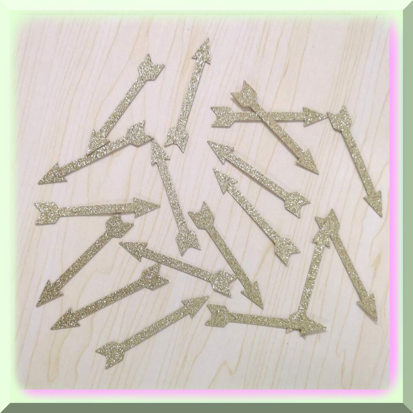 100 Sparkling Tribal Arrow Confetti for Baby Showers and Birthdays