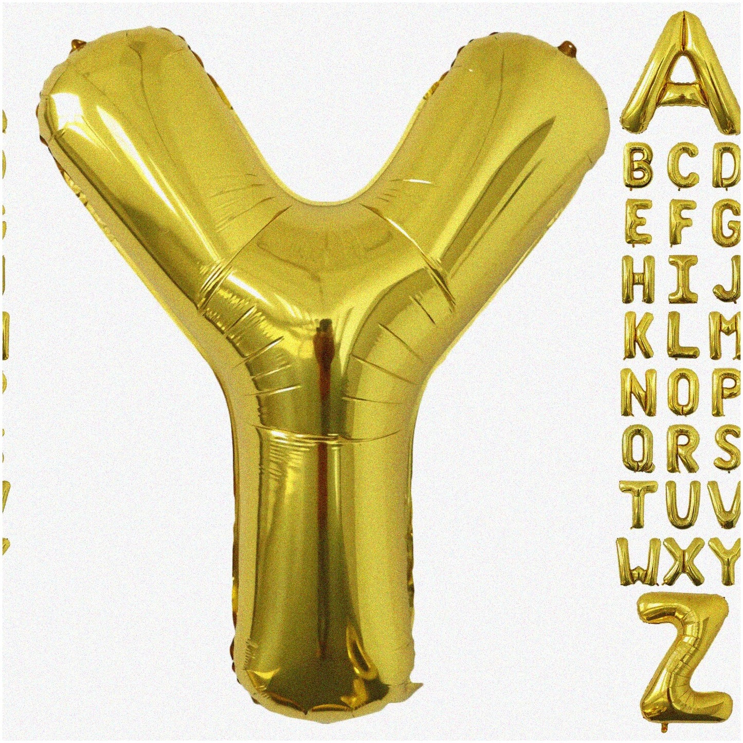 Gold Letter Balloon Y 40-inch