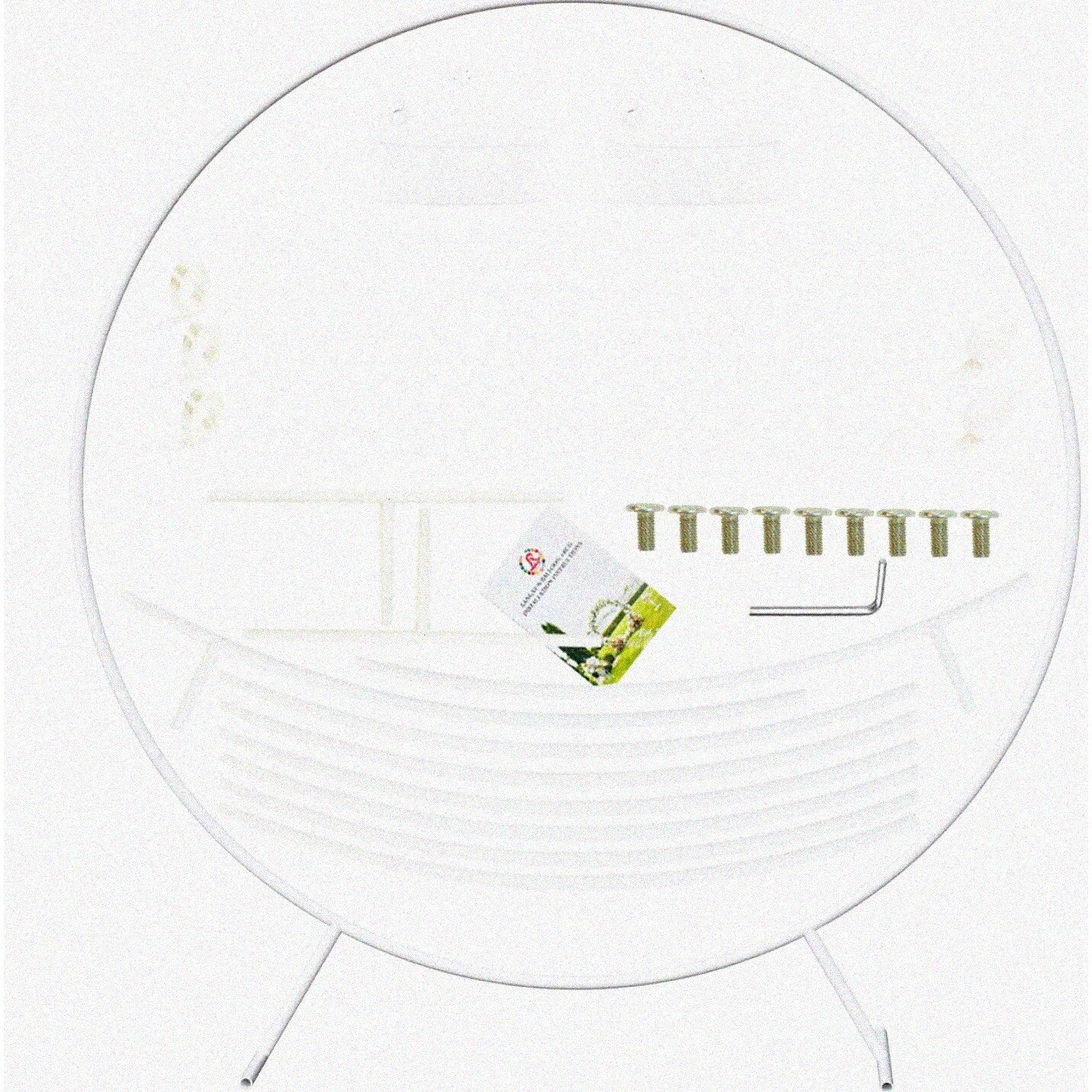 White 7.2ft Balloon Arch Kit for Events