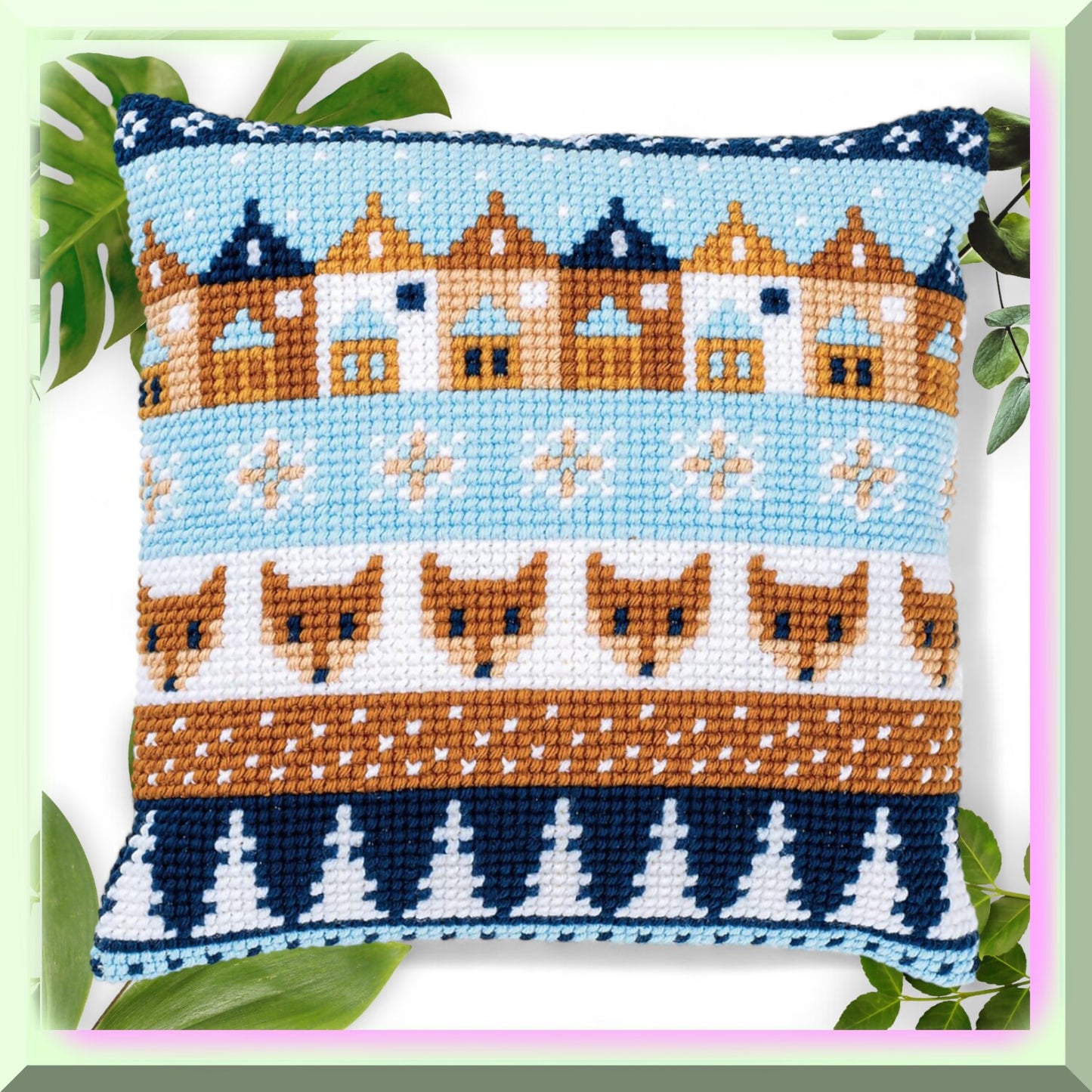 Winter Wonderland Cross Stitch Kit for Beginners and Experts