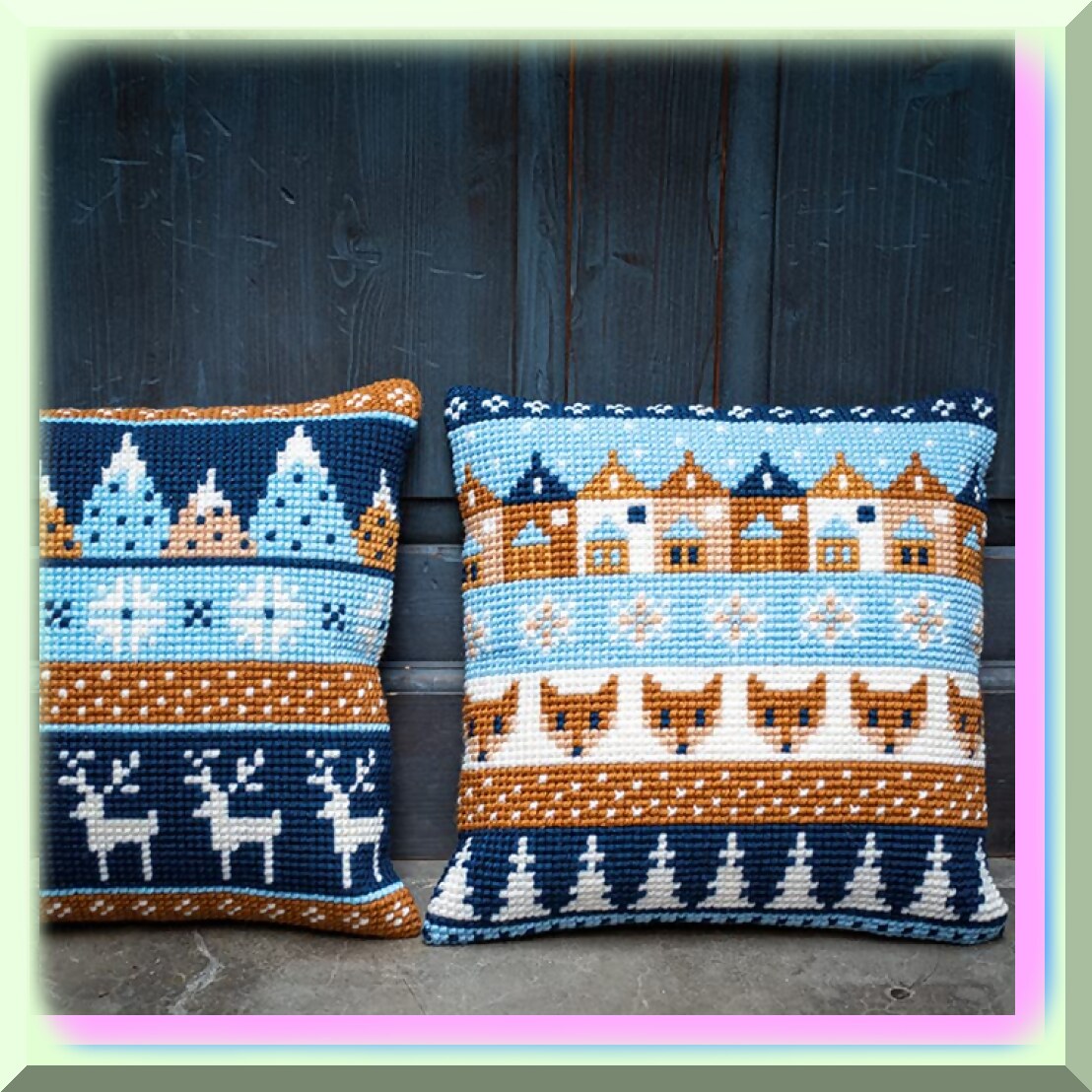 Winter Wonderland Cross Stitch Kit for Beginners and Experts