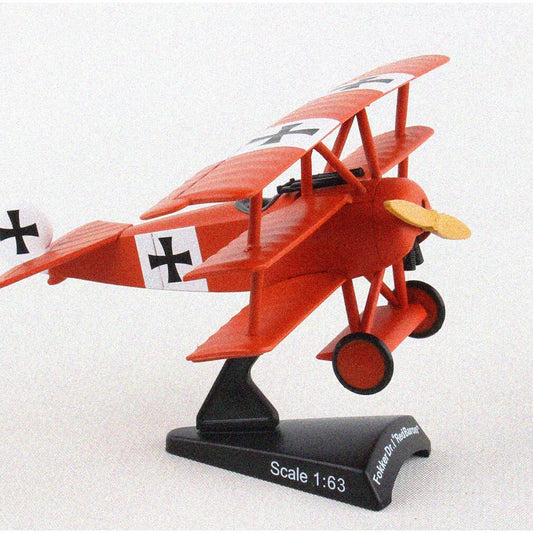 Miniature Fokker DR.I Aircraft Model 1:63 Scale