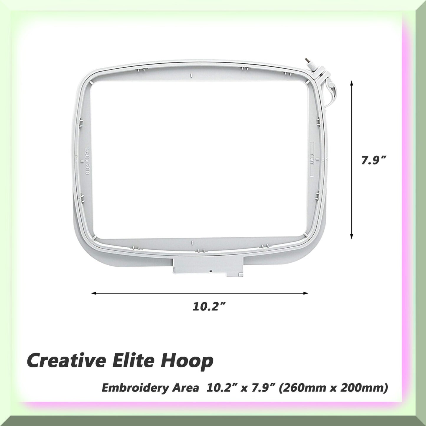 Embroidery Hoop for Sewing Machines 10x8 inch