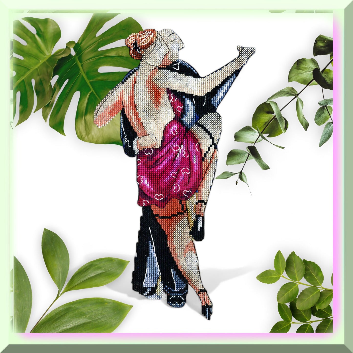 Vibrant Nighttime Cross Stitch Kit for Creative Embroidery