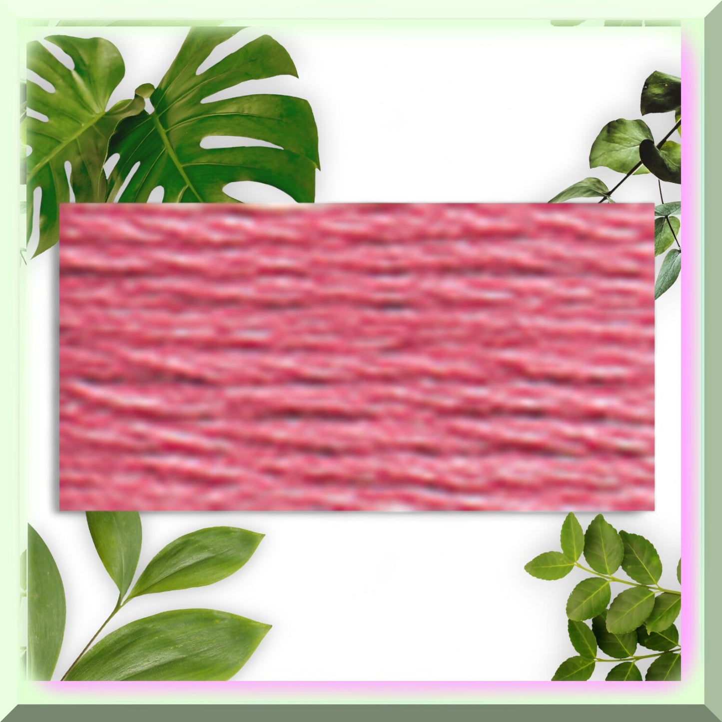 Vibrant Medium Rose Embroidery Thread, 8.7 Yards