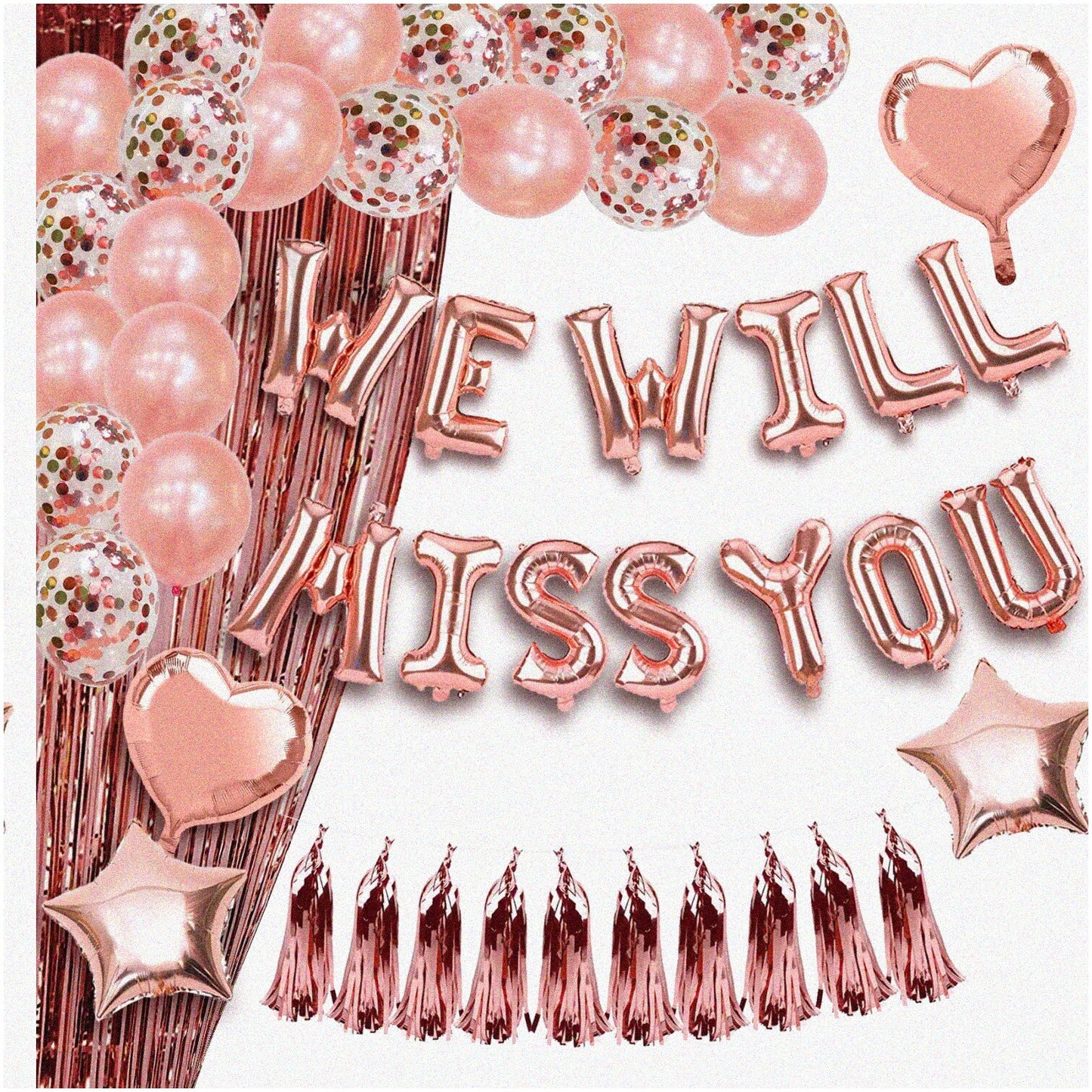 Farewell Party Decorations Set with Balloons and Banner