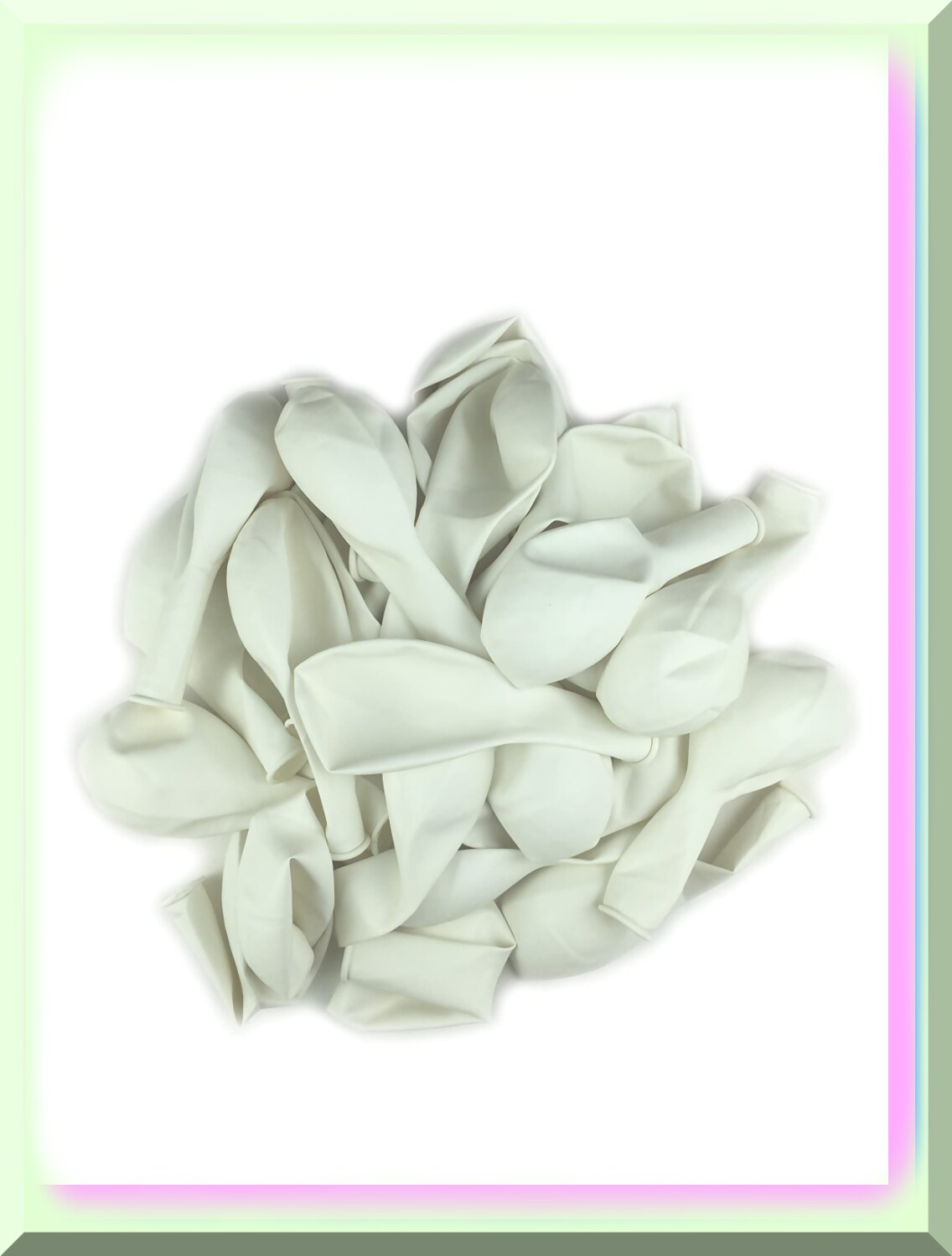 100 White Latex Balloons 12 Inch 100-Pack