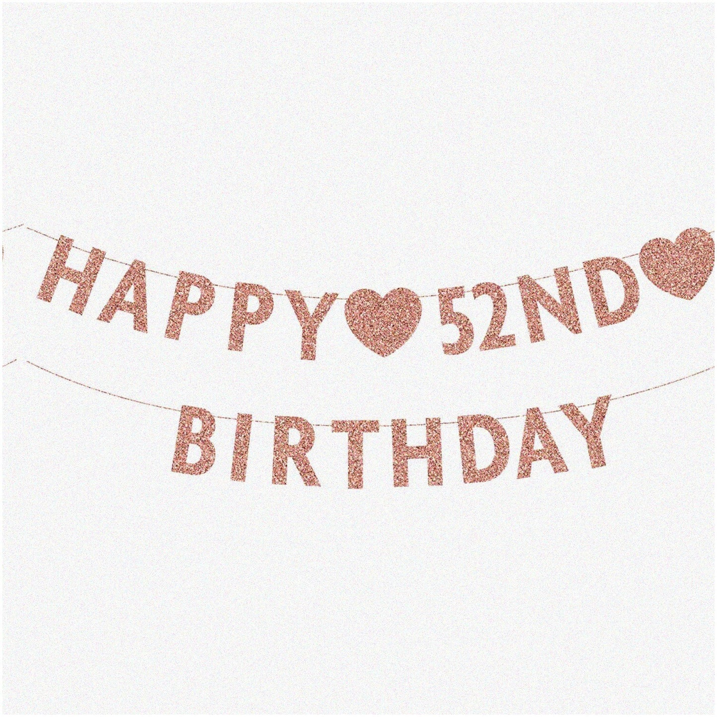 Sparkling Gold 52nd Birthday Celebration Set