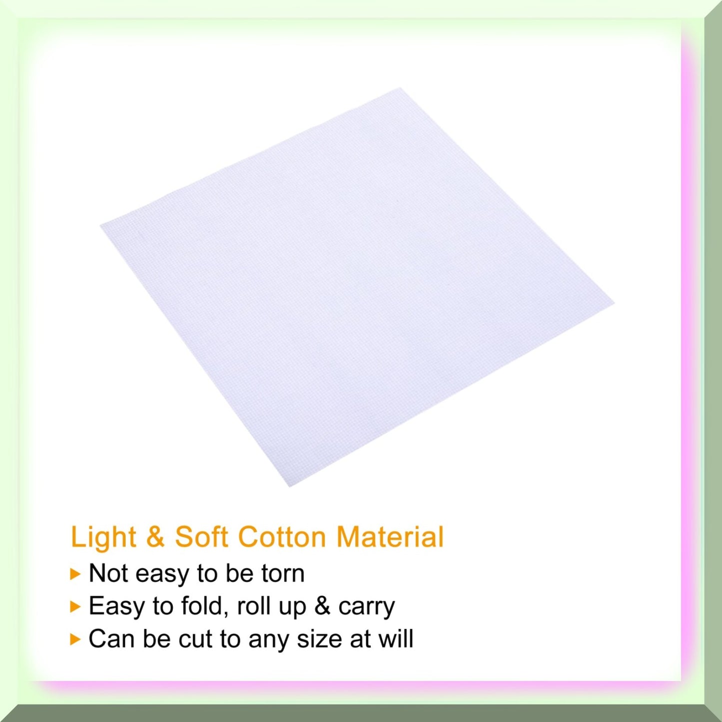 20x20 Cross Stitch Fabric Pack for DIY Embroidery