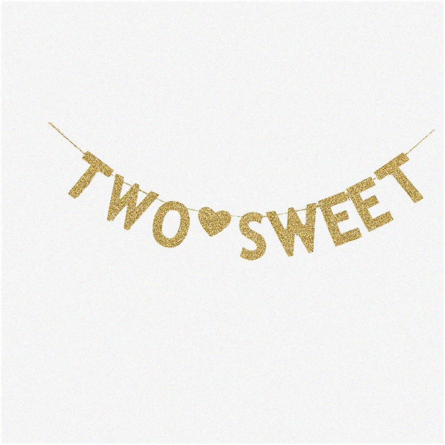 Golden Double Delight Twins' 2nd Birthday & Baby Shower Banner