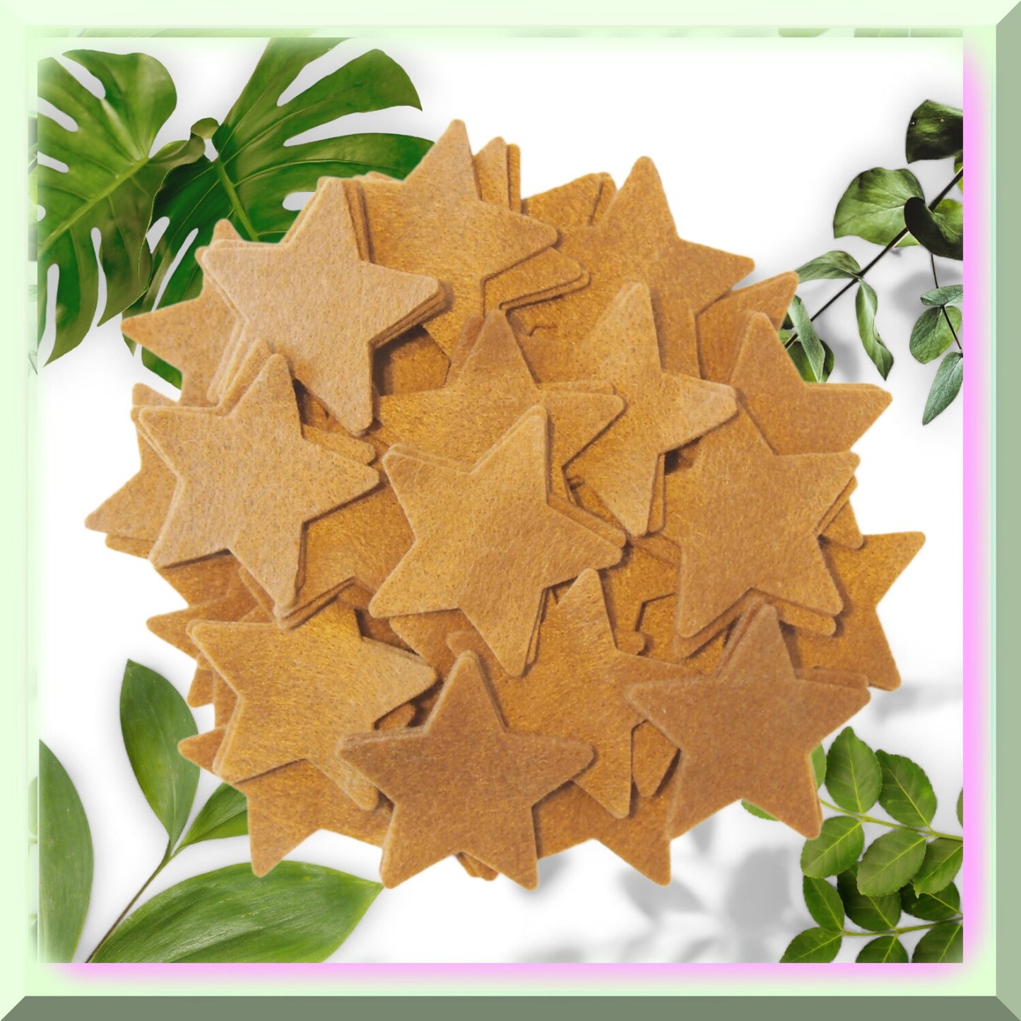 Starry Night Felt Stars Set for Crafts and Decor