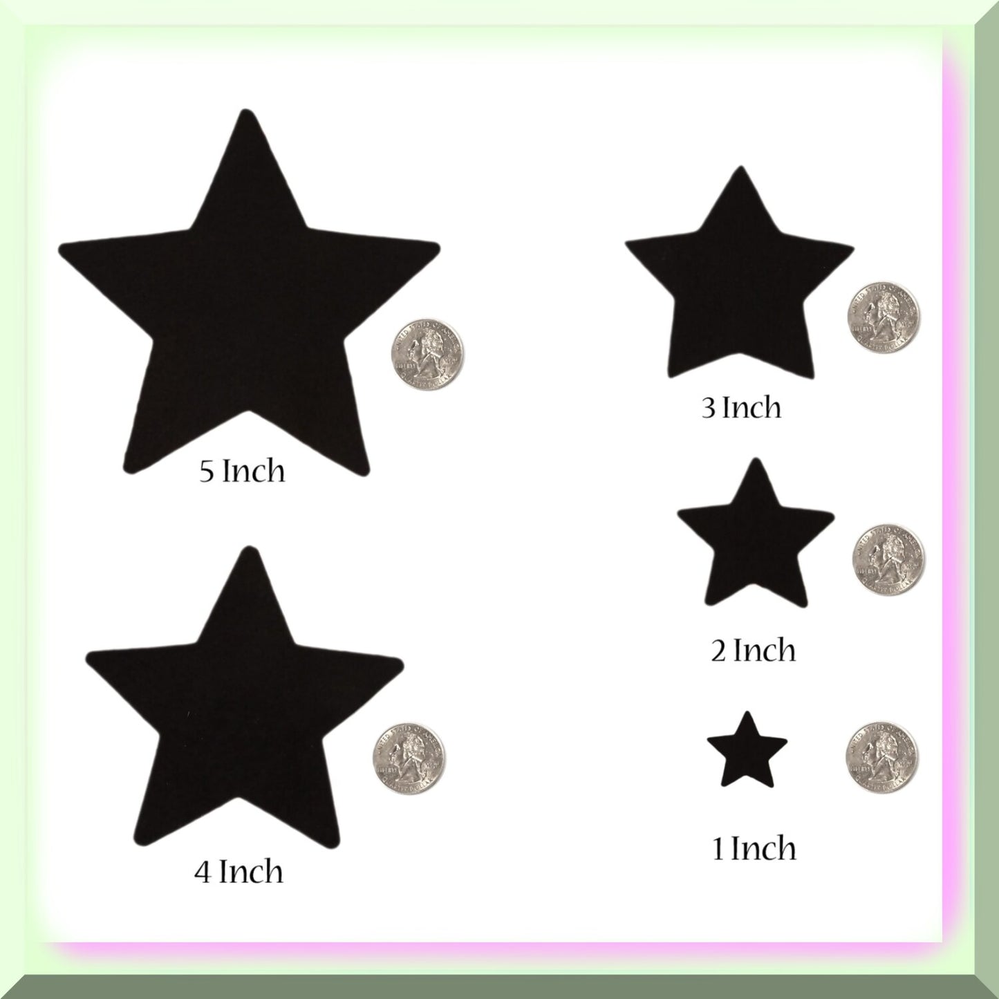 Starry Night Felt Stars Set for Crafts and Decor