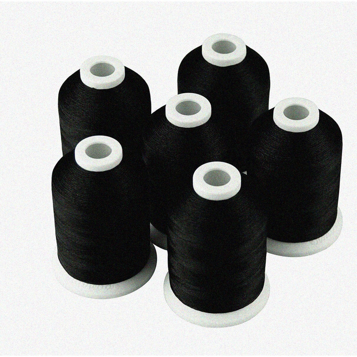 Colorful Creations 6-Pack: High-Quality Polyester Embroidery Threads