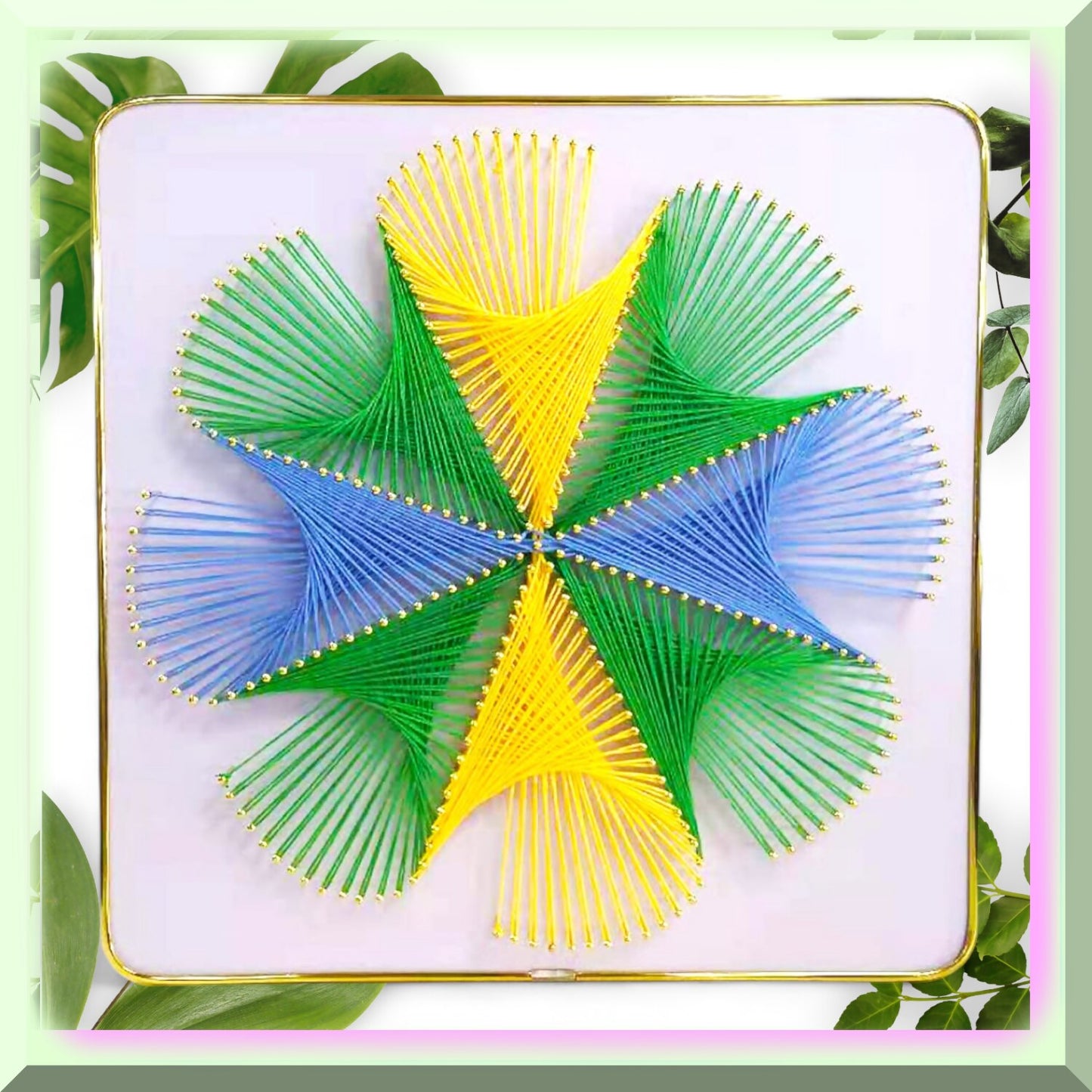 Geometric String Art Kit for Home Decor and Gifts