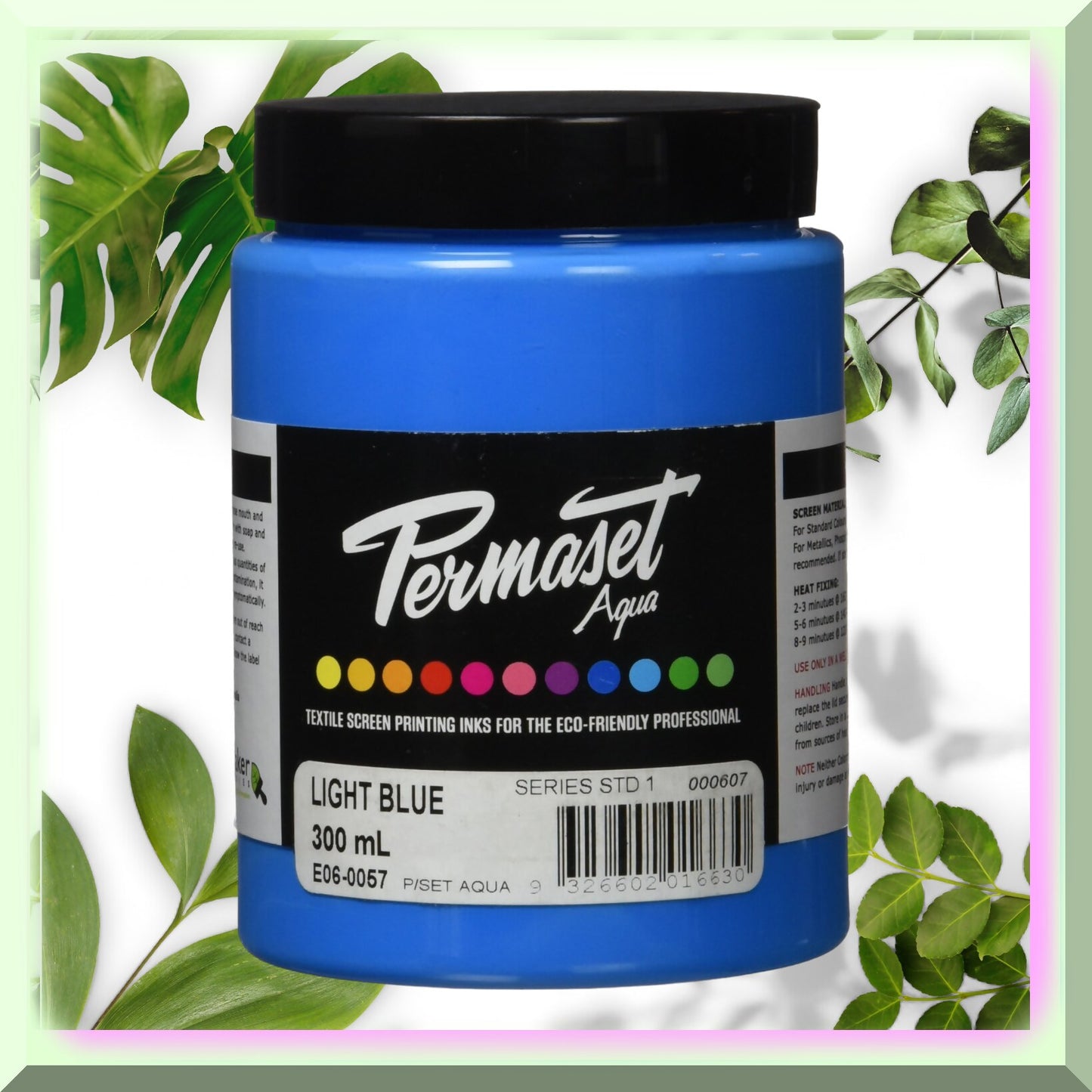 AquaGlow 300ml Light Blue Screen Printing Ink