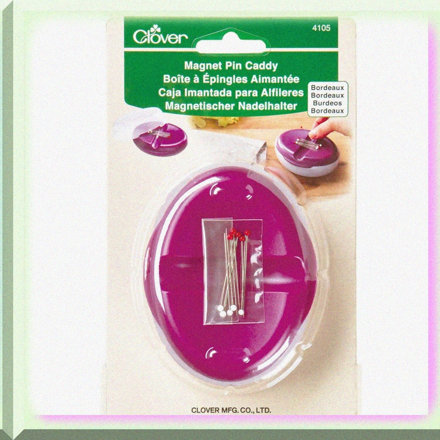 Magnet Pin Caddy Bordeaux 4x31x1.4