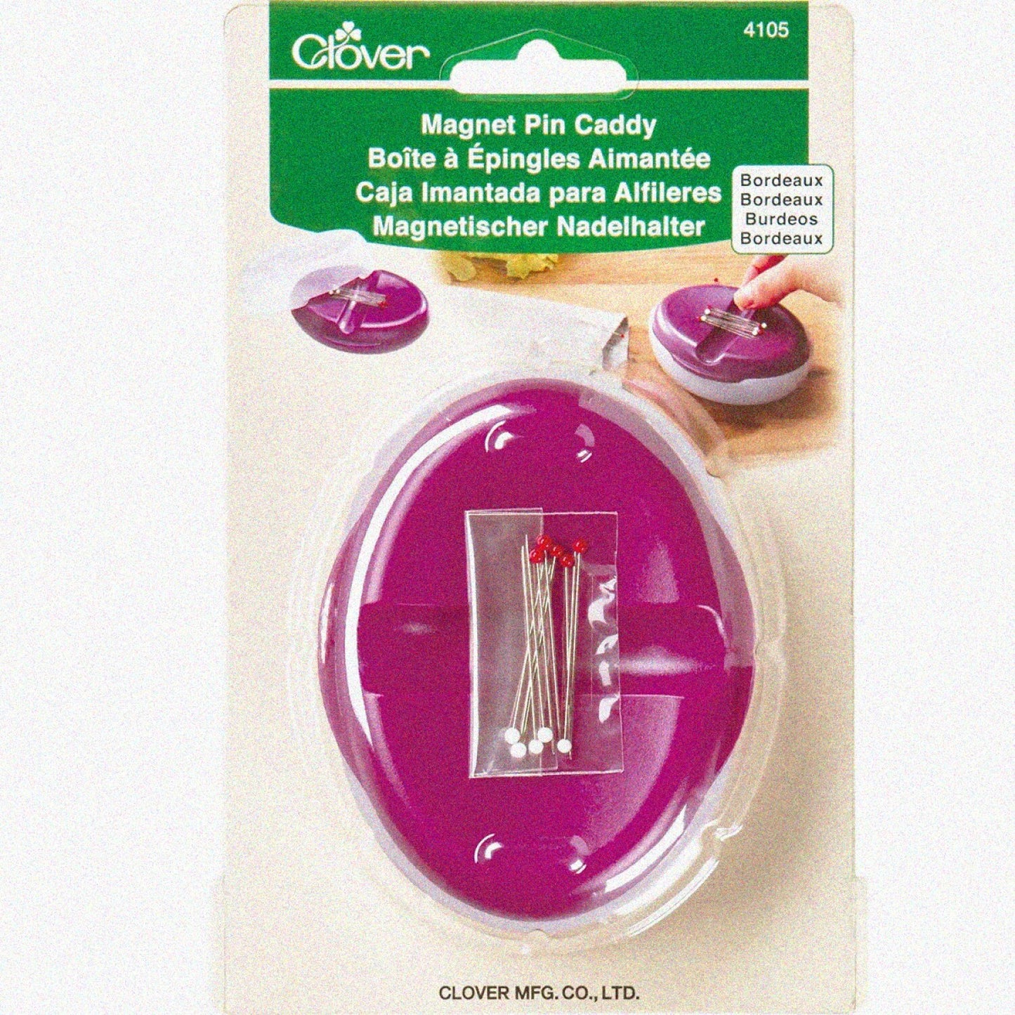 Magnet Pin Caddy Bordeaux 4x31x1.4