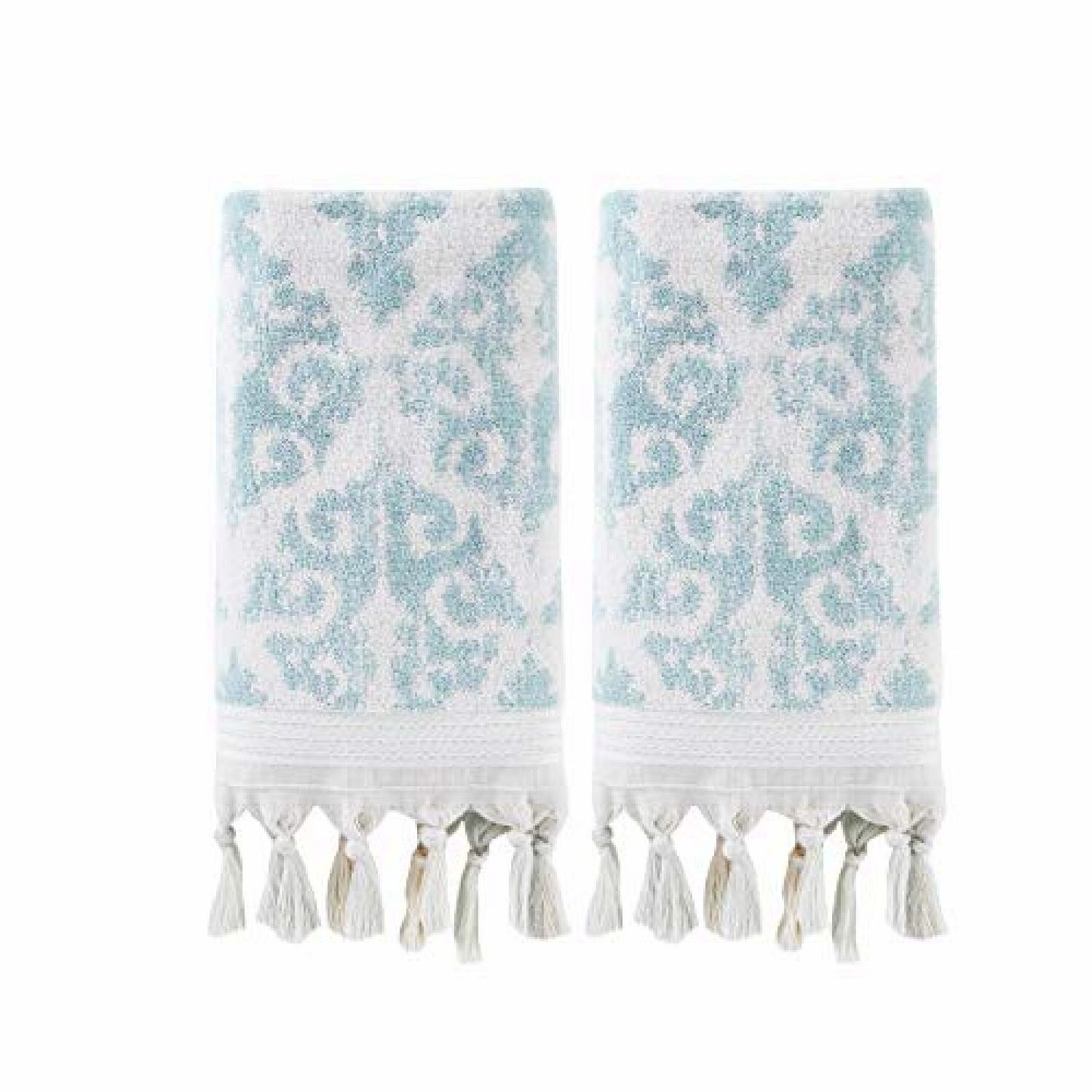 Mirage Fringe 2-Piece Turkish Cotton Hand Towel Set