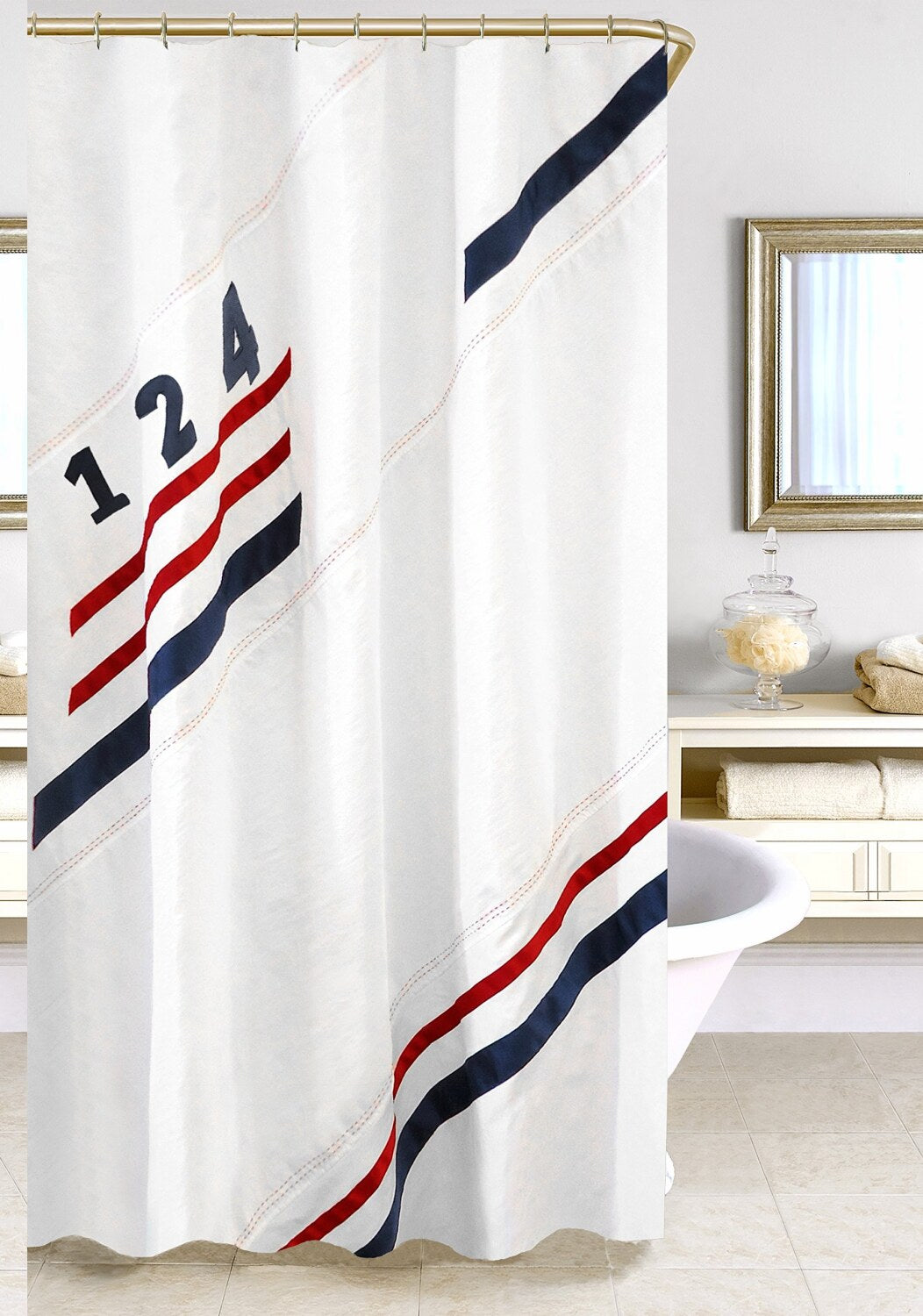 Set Sail Shower Curtain 70" x 72" Multi