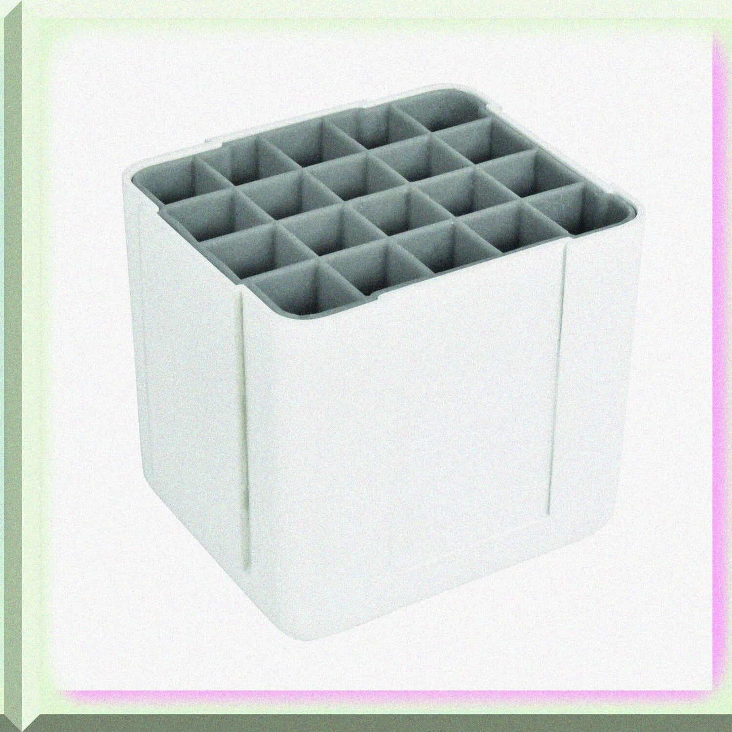 Interlocking Marker Organizer White 4 1/4"W x 4"H x 4 3/8"D
